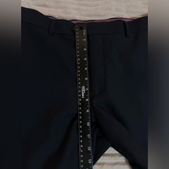 Tiglio Men’s Dress Pants 100% Wool Black 34R - Picture 9 of 9